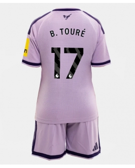 Newcastle United Bazoumana Toure #17 Maglia Gara Terza Repliche 2026-27 Bambino Maniche Corte Newcastle United Bazoumana Toure #17 Maglia Gara Terza Repliche 2026-27 Bambino Maniche Corte